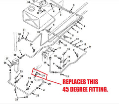 90 DEGREE ELBOW FOR WINCH TRUCK FEED LINE - ELB90