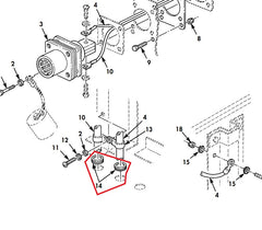 THRU-FLOOR GROMETS FOR SLAVE CABLE RECEPTACLE WIRING - MS35489-18