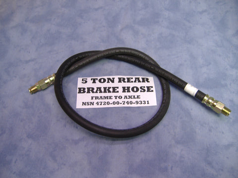 REAR BRAKE HOSE FOR 5 TON M54 AND M809 7409331